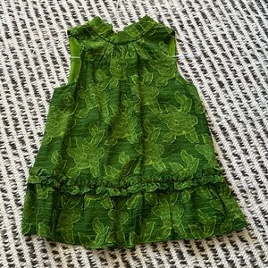 Anthropologie Green Sleeveless Blouse NWT